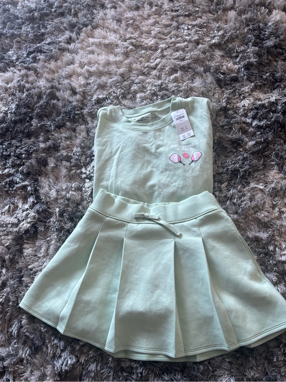 abercrombie kids Mint Green Pullover Hoodie